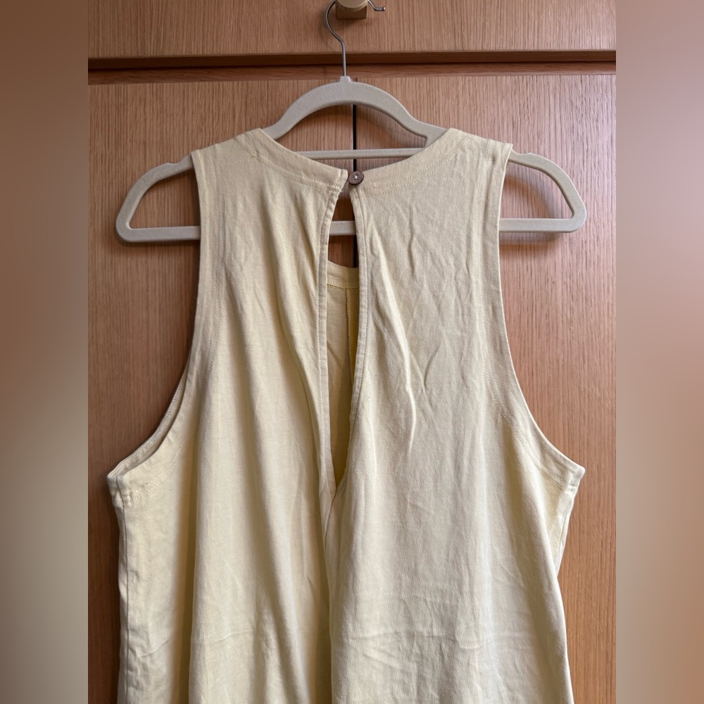 FREE PEOPLE Elliot romper size M in light yellow - Picture 8 of 10